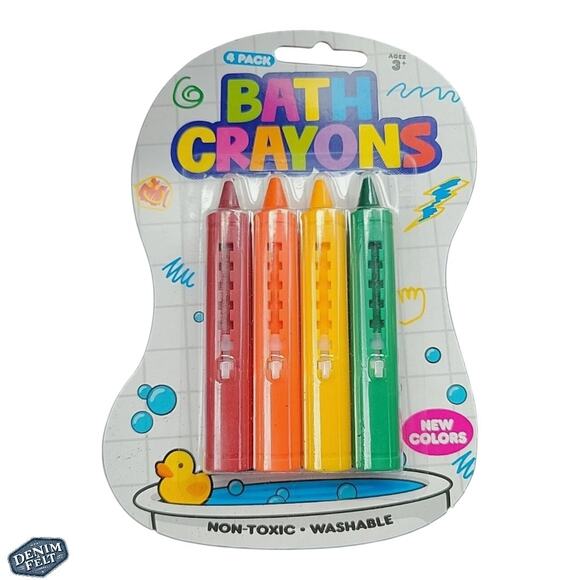 Big Time Kid Bath Tub Crayons Non Toxic Magic Crayons| Set of 3 Packs/12 Crayons - Picture 2 of 9